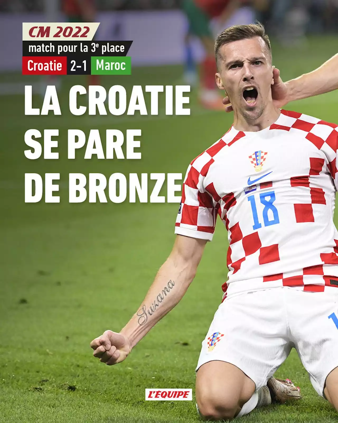 Croatie 2-1 Maroc, Coupe du monde, résultat et résumé du match (17/12/2022)