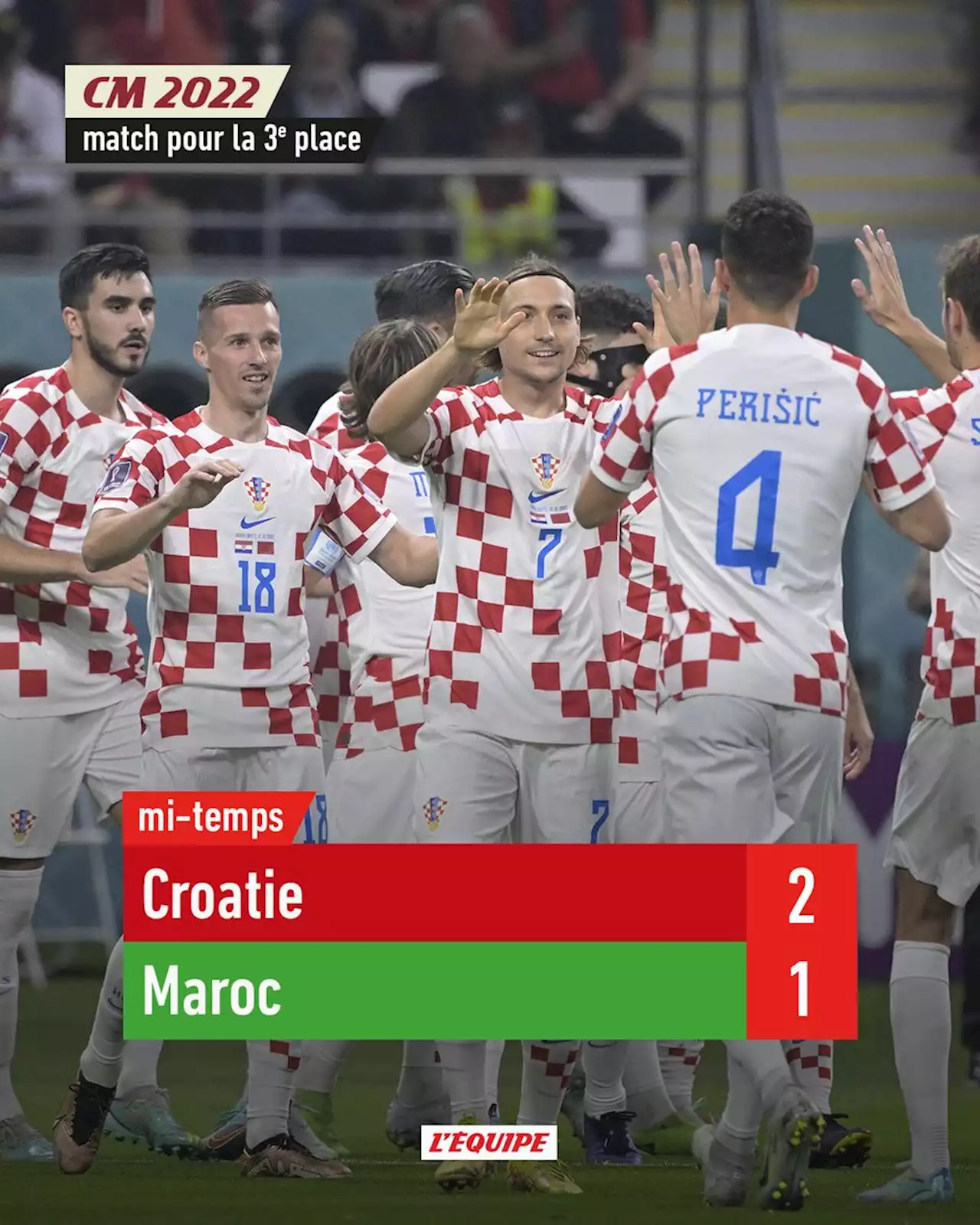 Croatie - Maroc en direct, Match pour la 3e place de Coupe du monde (17/12/2022)