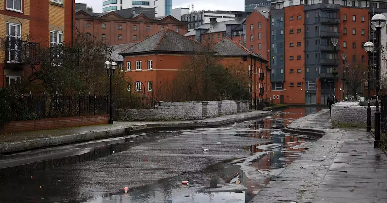 Man treated for hypothermia after falling into icy Manchester city centre canal