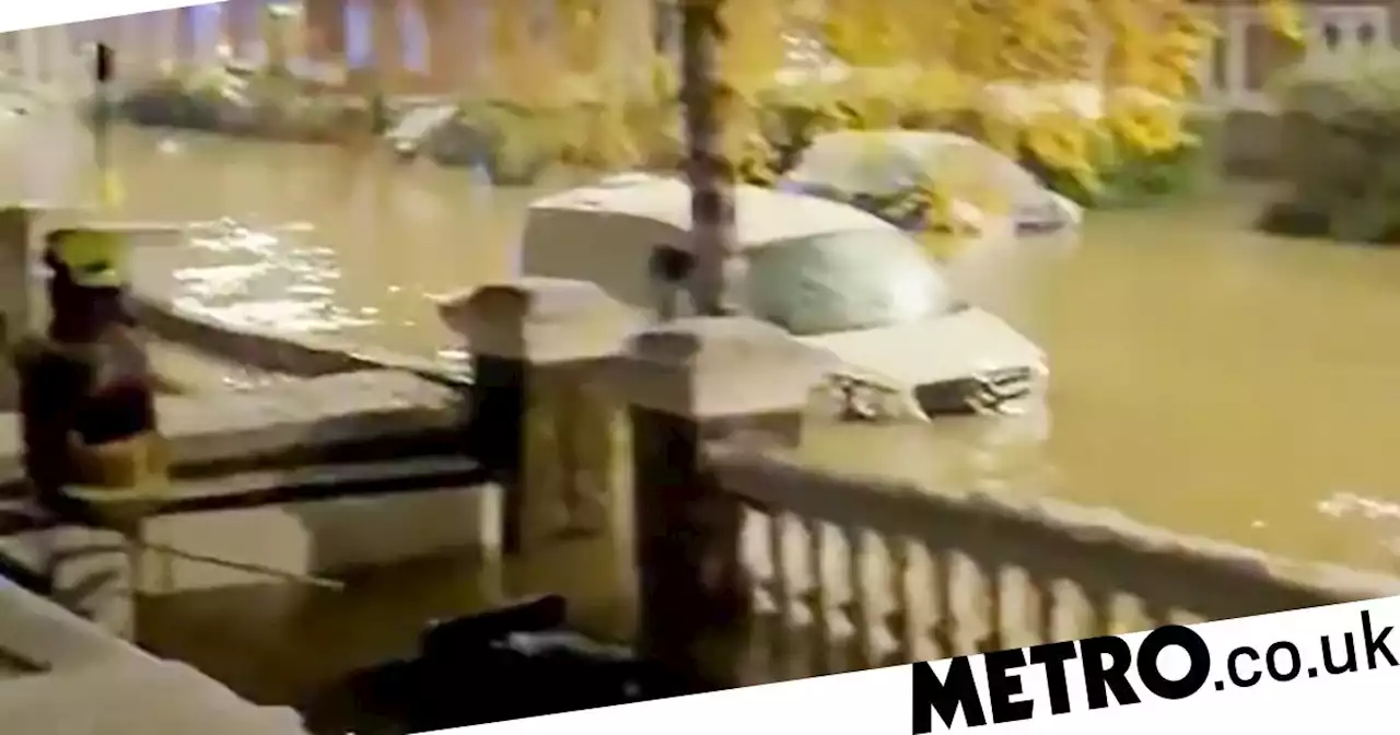 Homes flooded after massive water main burst turns street into 'a river'