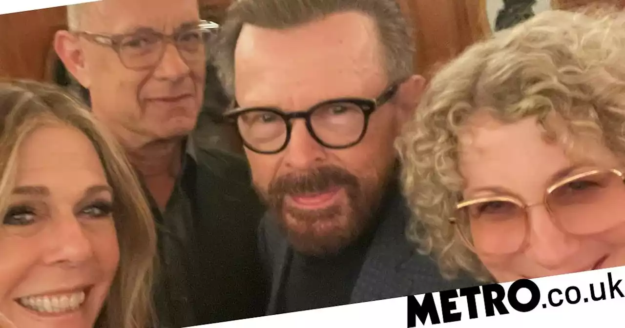 Tom Hanks and Rita Wilson hang out with Abba members during trip to Sweden