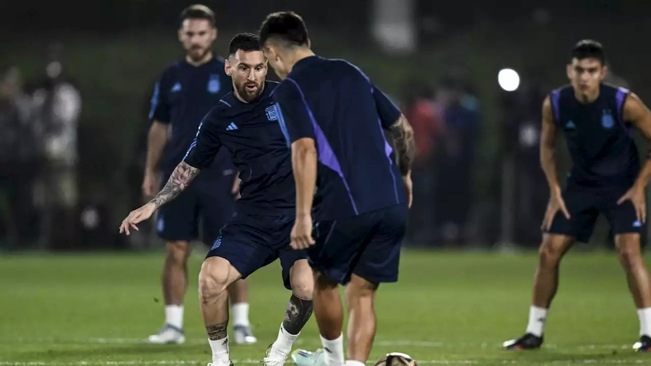 Así fue el último entrenamiento de Argentina antes de la final