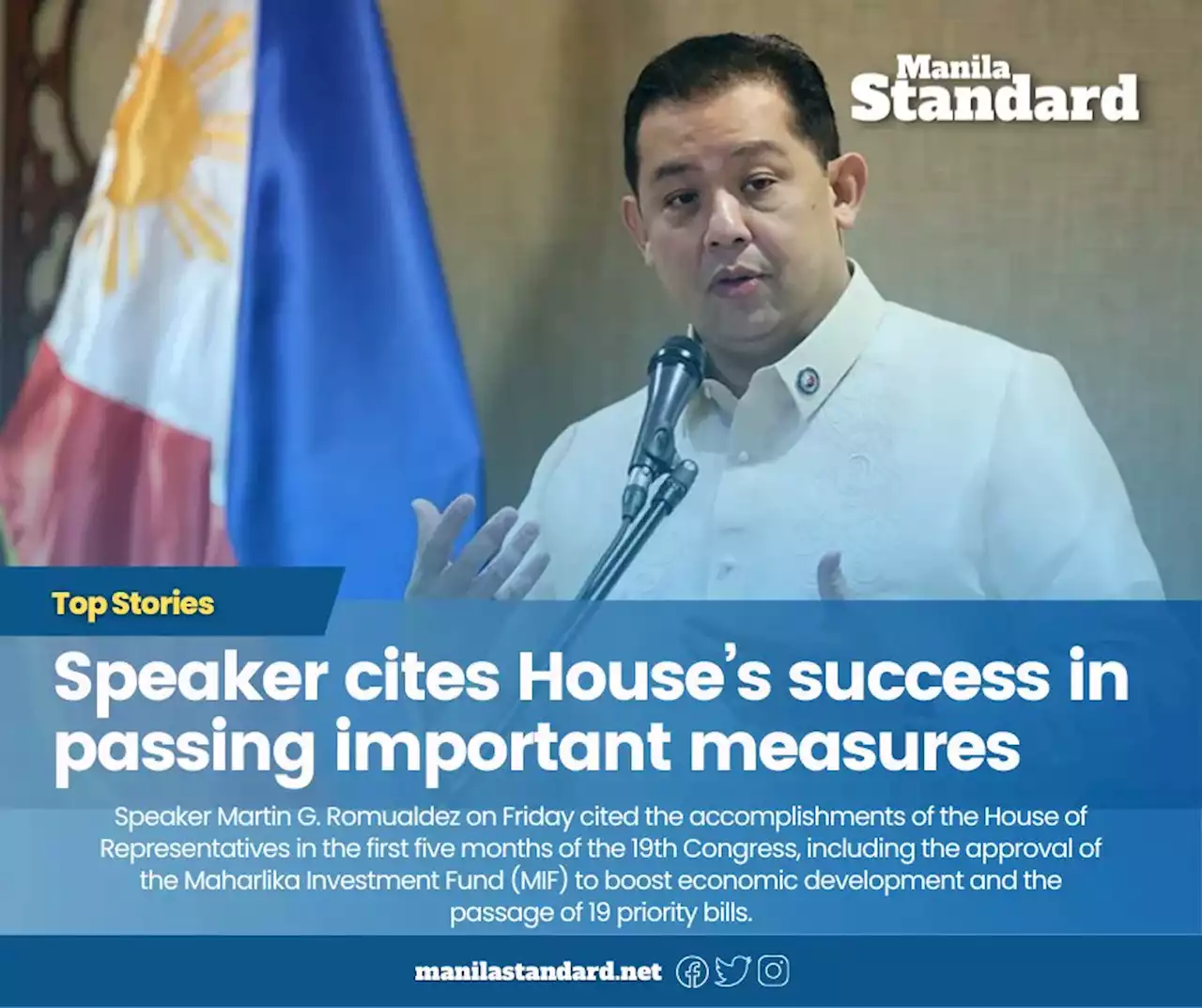 Speaker cites House’s success in passing important measures