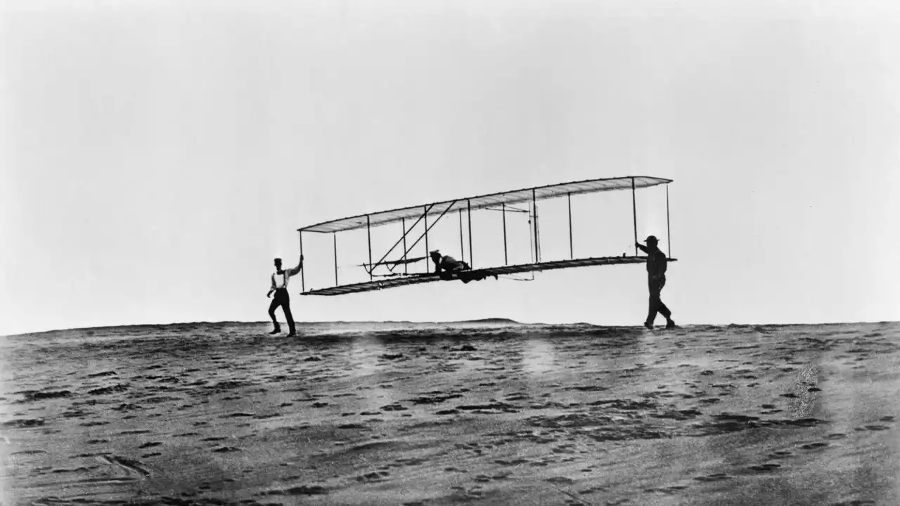 Orville Wright Comes Down to Earth