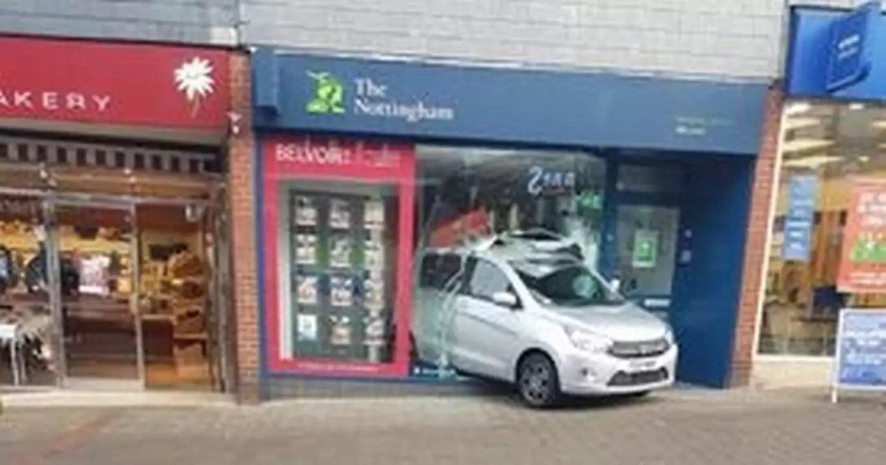 Car crashes into branch of The Nottingham building society