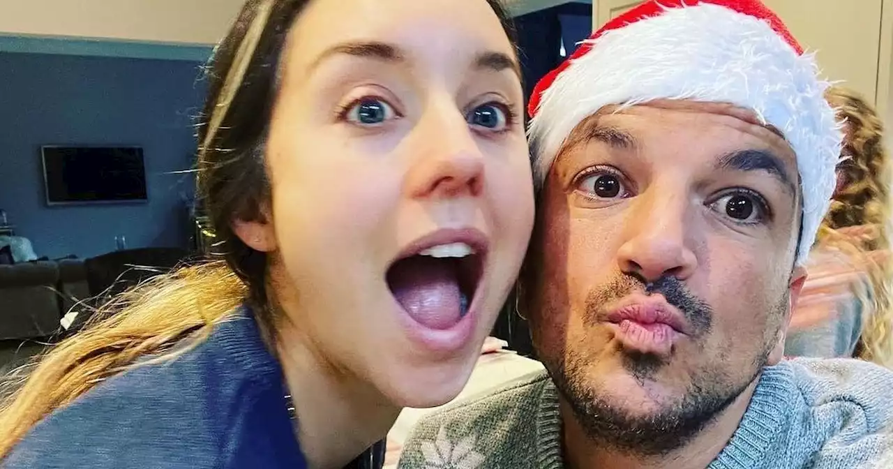 Peter Andre shares adorable video of son Theo meeting Santa at their Surrey home