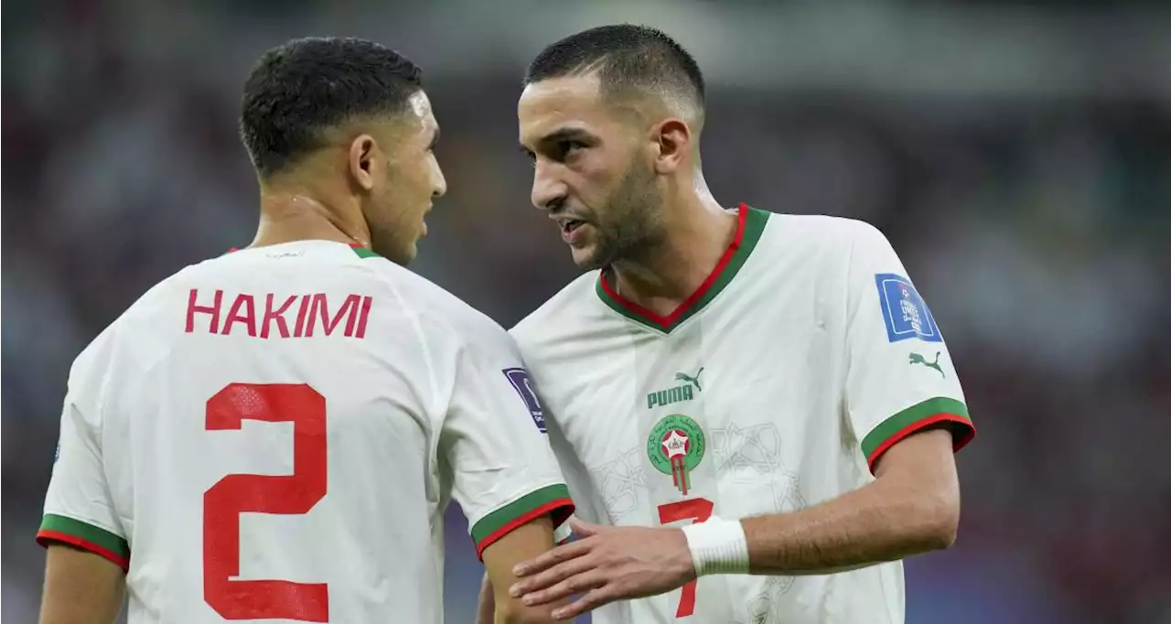 Maroc : Ziyech et Hakimi dans l'histoire du football arabe