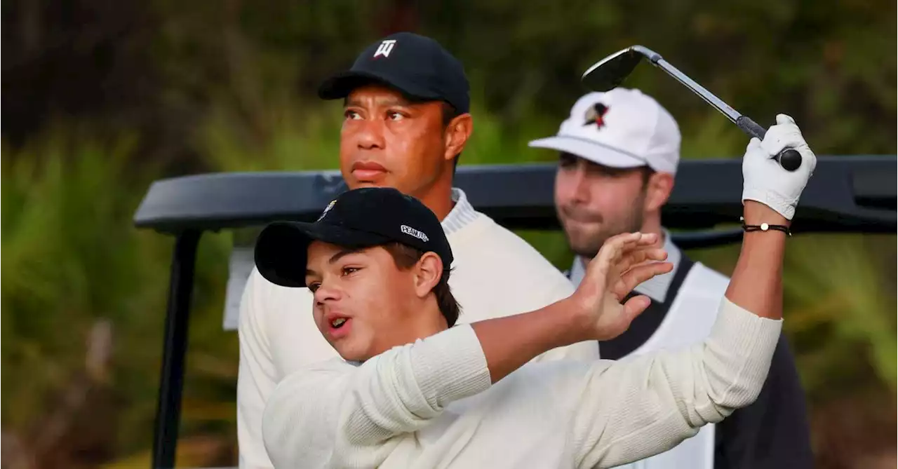 Tiger Woods says time with son priority over recovery from injury