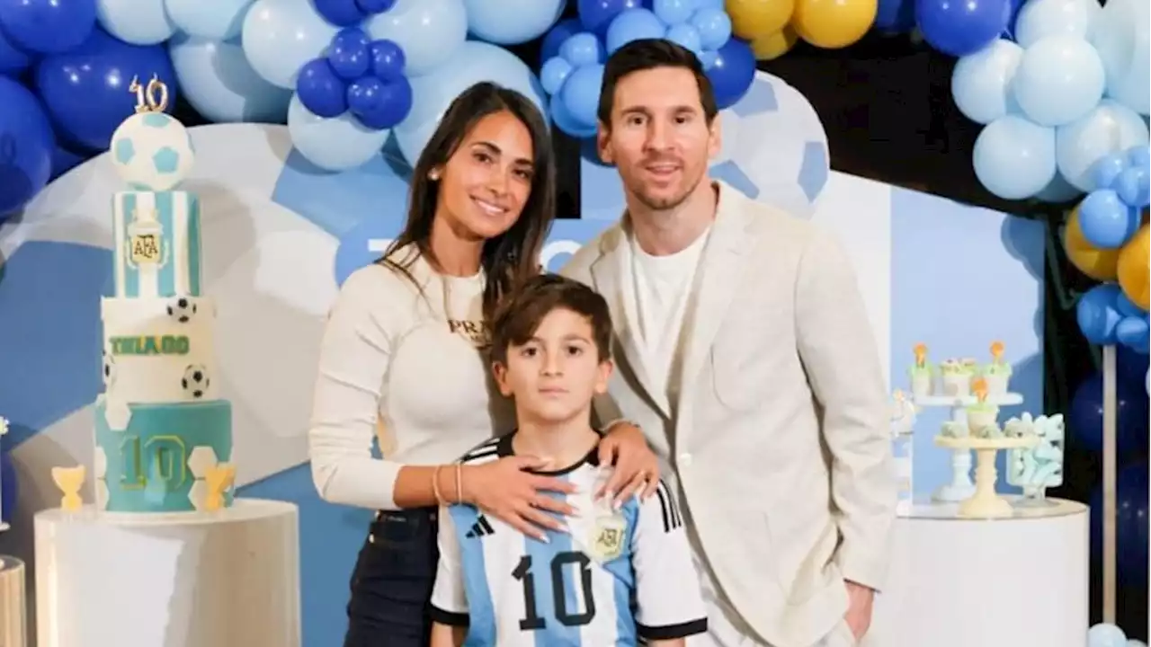 Filho de Messi reproduz no papel música entoada pelos argentinos no Catar: ‘Quero ganhar a terceira’