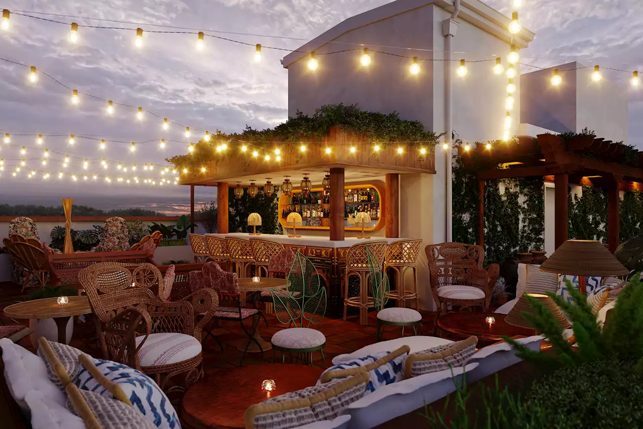 A historic Palo Alto building reopens with rare rooftop bar