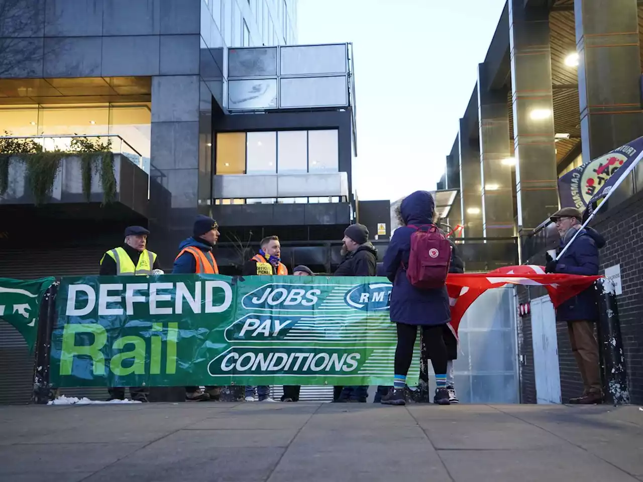 Railway workers continue with 48-hour strike over pay and conditions