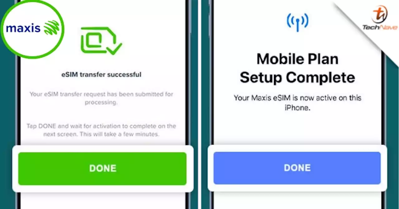 Maxis users can now convert their physical SIM to eSIM directly on their iPhone | TechNave
