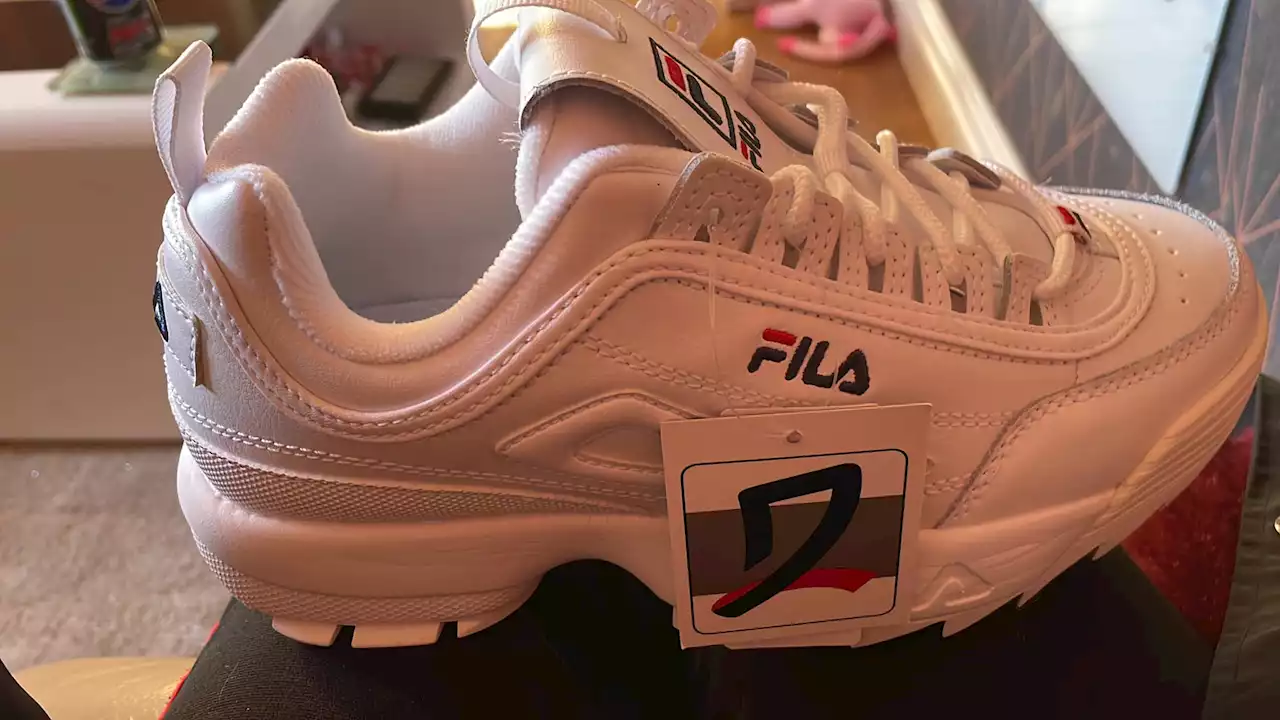 Savvy shopper bags on-trend Fila chunky trainers for £6.25 in a sale