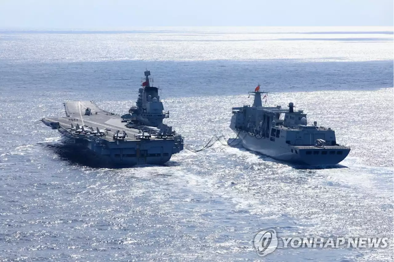 日 '반격능력 보유' 결정한 날 중국 항모전단 무력시위(종합) | 연합뉴스