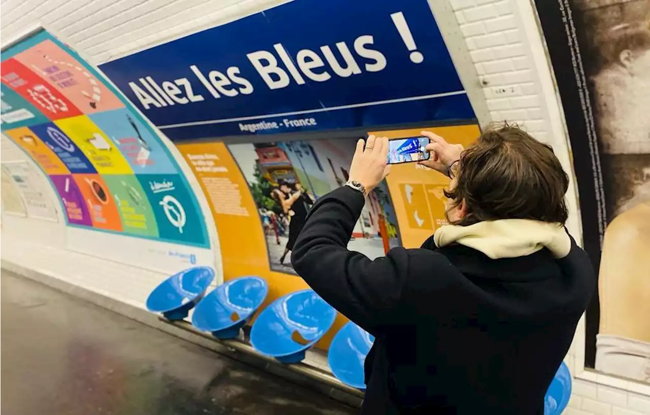 La RATP renomme la station Argentine pour soutenir les Bleus en finale