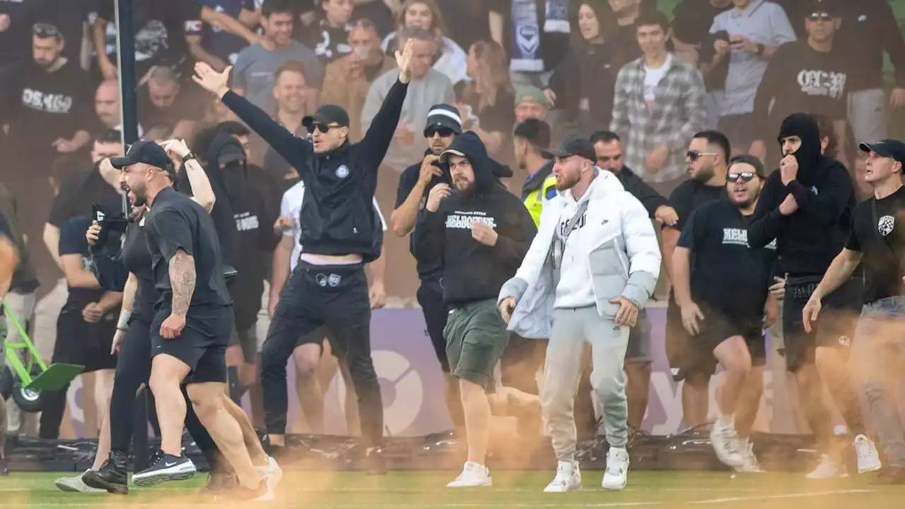 Football Australia vows to find wild fans whose violent pitch invasion shocked Australia