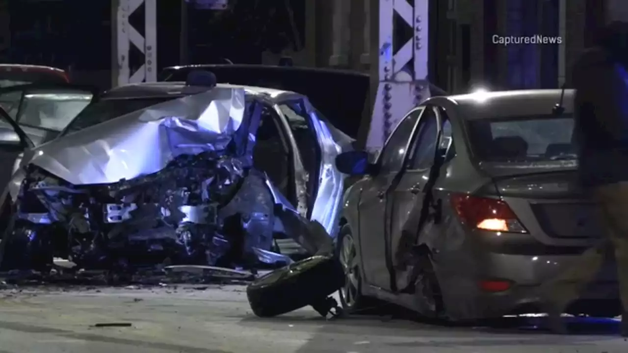 Chicago crash leaves woman dead, 3 others seriously hurt on West Side