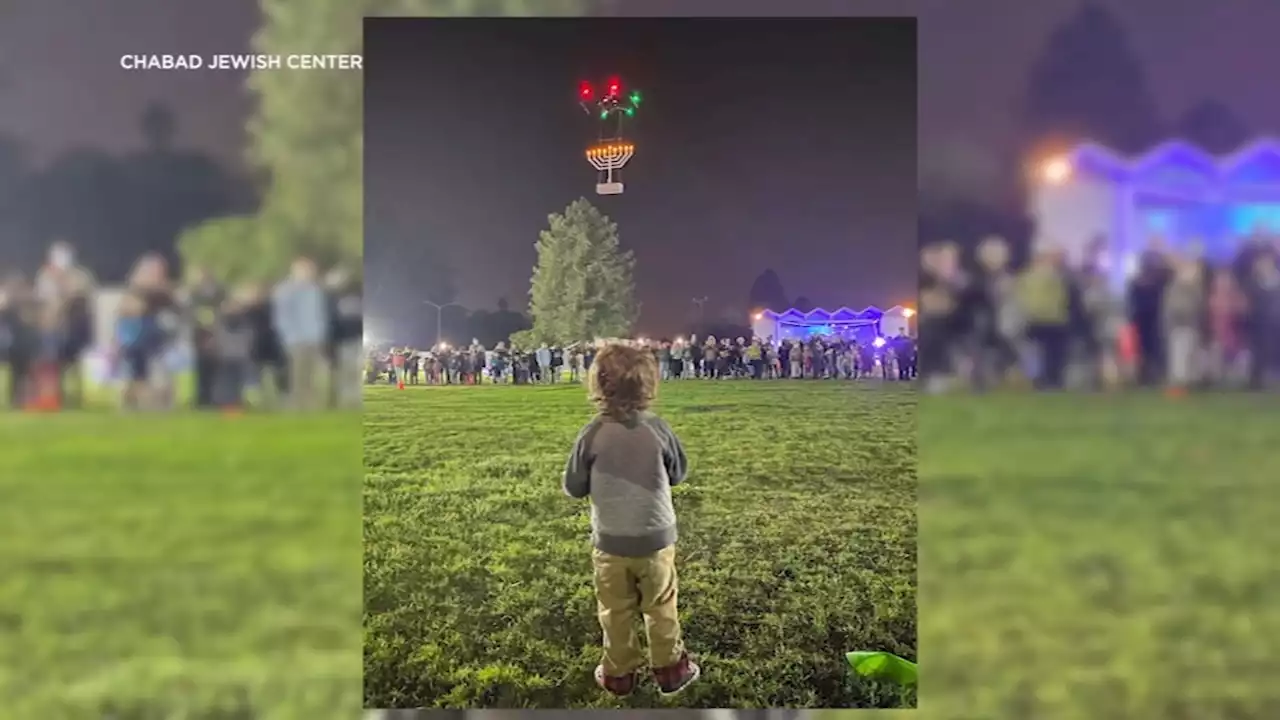 'Sci-fi Hanukkah': Bay Area Chabad planning holiday celebration with giant flying Menorah, drones