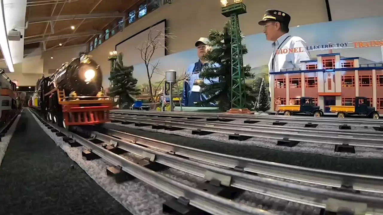 Winterthur Museum in Delaware debuts its train display for the holidays