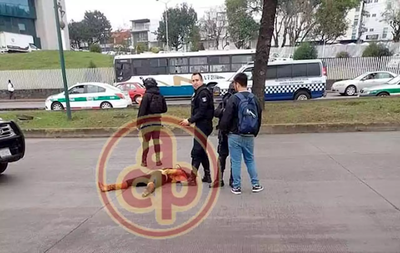 Mujer es arrollada por taxi en Lázaro Cárdenas, Xalapa