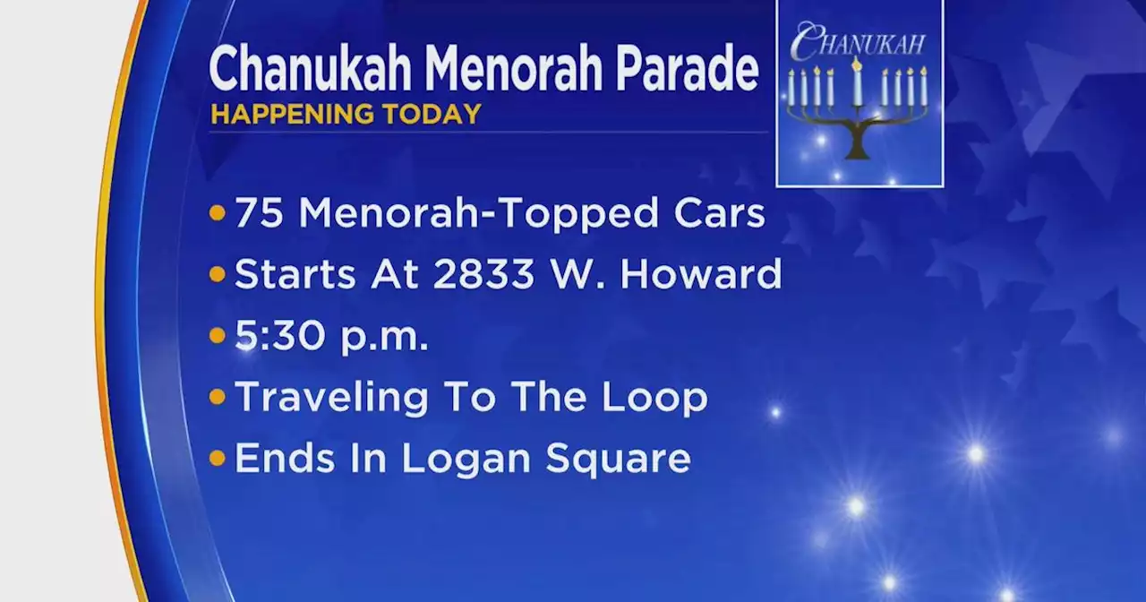 Chanukah Car Menorah Parade kicks off tonight in Rogers Park