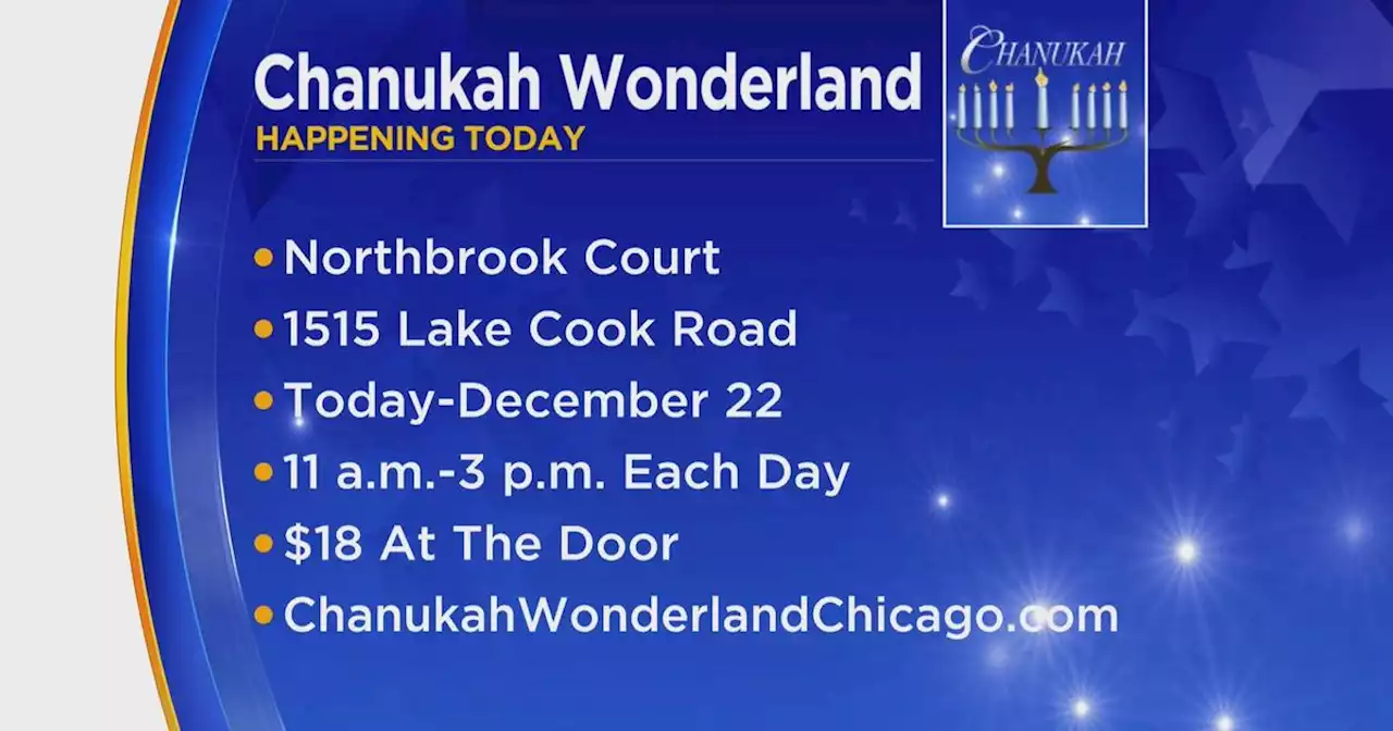 Several Chanukah celebrations happening tonight in Northbrook