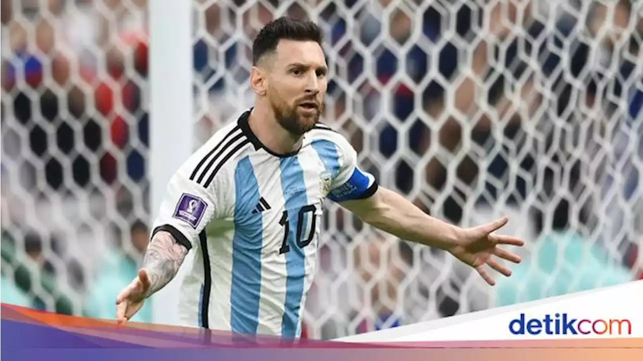 Gol Messi-Di Maria Bawa Argentina Ungguli Prancis di Babak Pertama