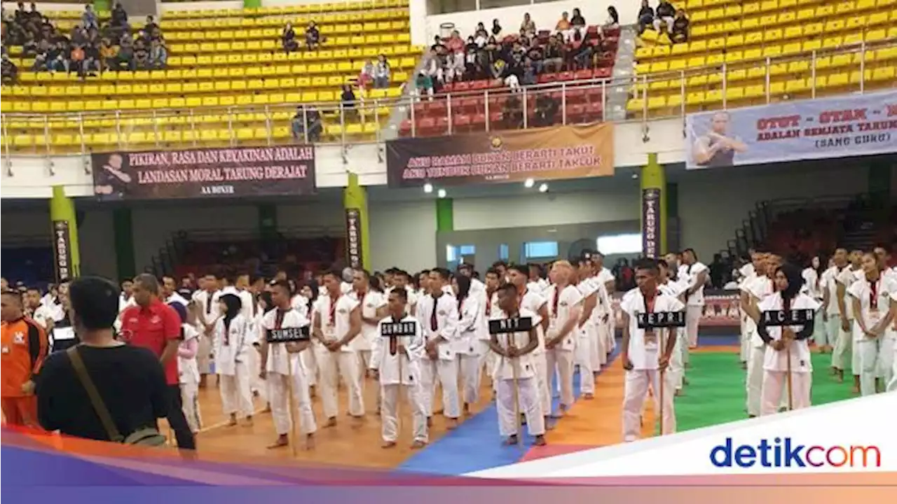 Kejurnas Tarung Derajat XIX Resmi Digelar, Ini Nomor Pertandingannya