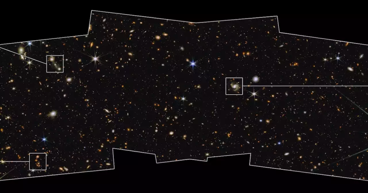 James Webb survey image shows a field of shining galaxies | Digital Trends