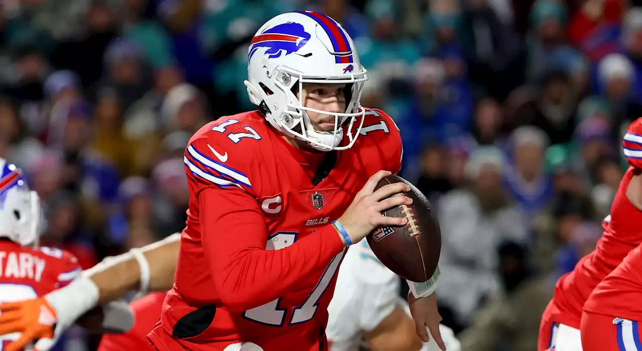 Josh Allen leads game-winning drive in snow to beat Dolphins, clinch playoff berth