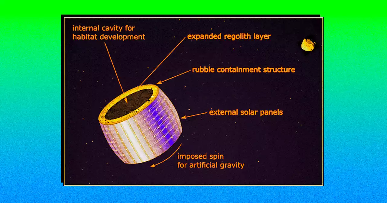 Scientists Propose Building City Inside Giant Bag Around Entire Asteroid