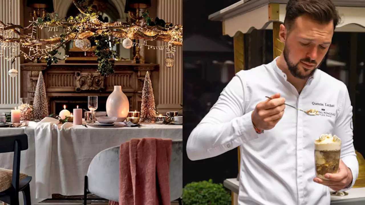 Dessert de Noël : voici la recette du chef pâtissier du Royal Monceau