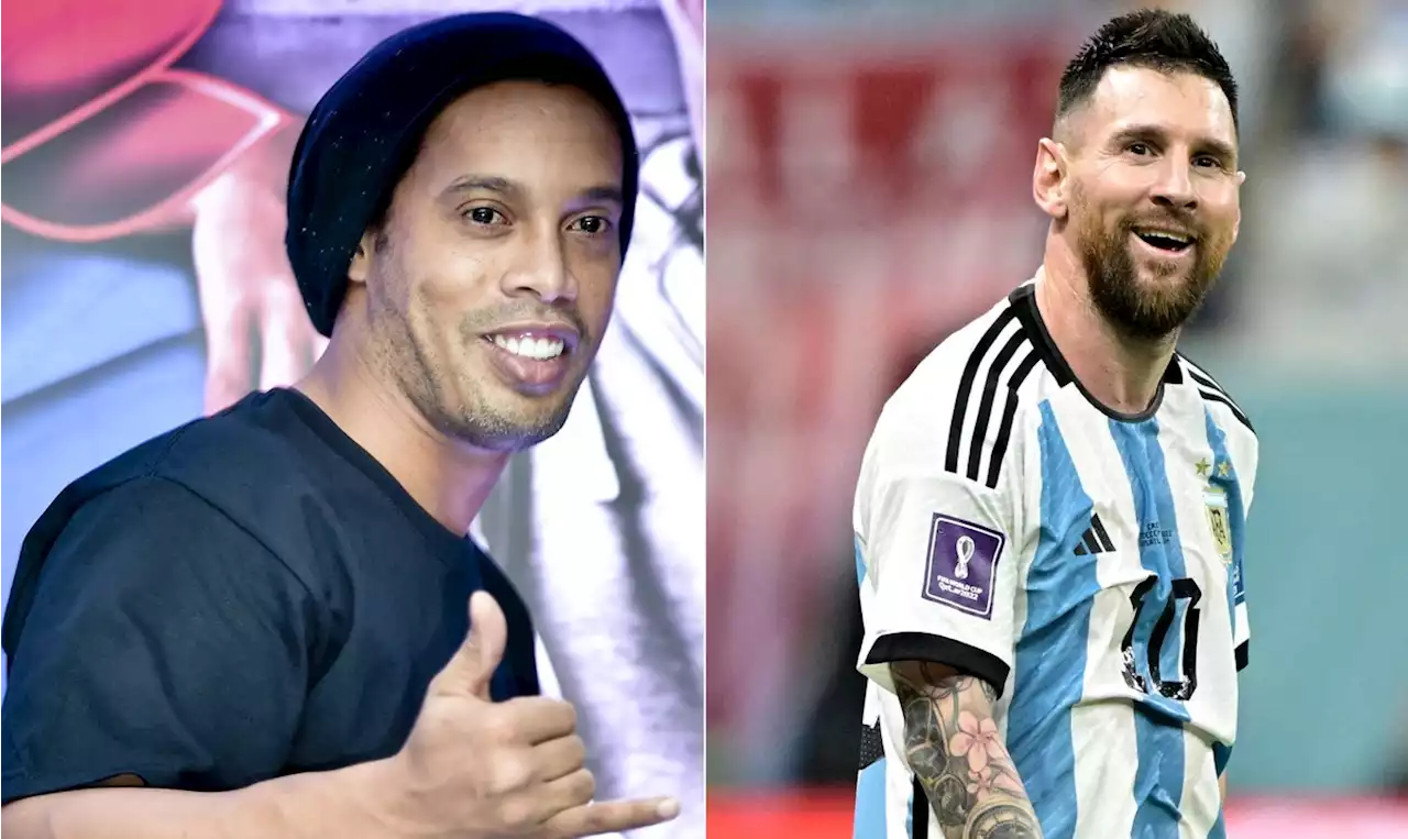 Ronaldinho elogia Deschamps e Mbappé, mas se rende a Messi: 'Pode jogar até os 50 anos'