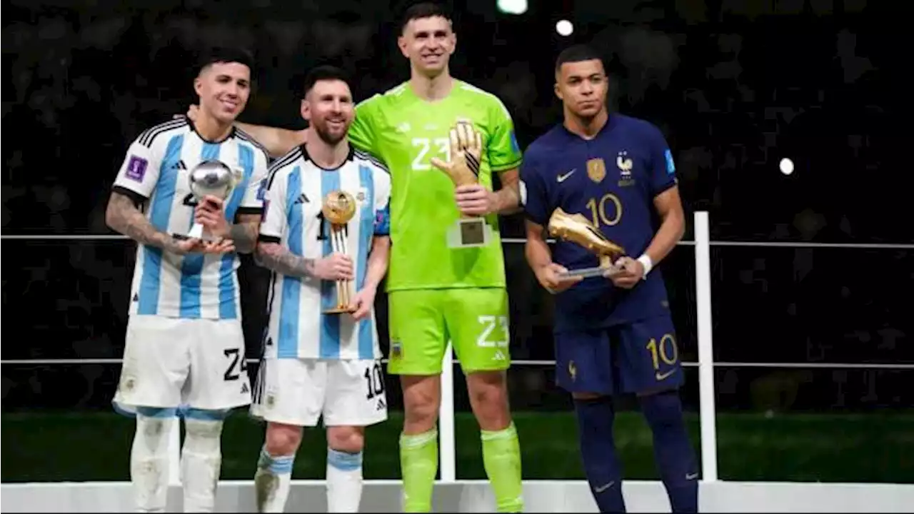 Daftar Pemenang Penghargaan Piala Dunia 2022: Lionel Messi Pemain Terbaik, Kylian Mbappe Top Skor