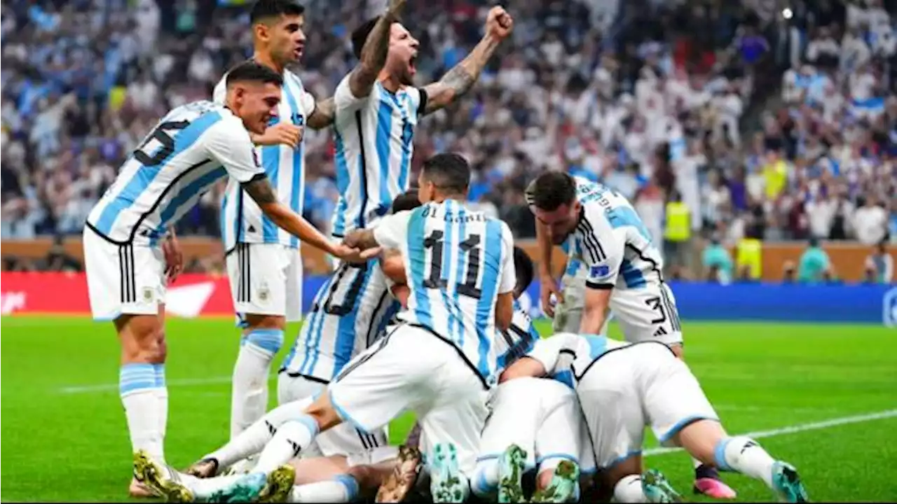 HT Argentina vs Prancis: Gol Messi dan Di Maria Bawa Albiceleste Selangkah Lagi Juara Piala Dunia