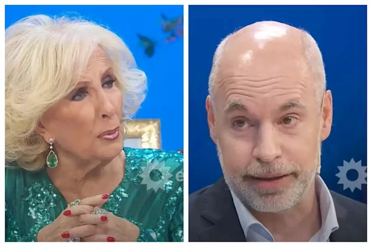 Horacio Rodríguez Larreta tuvo un picante cruce con Mirtha Legrand por la inseguridad