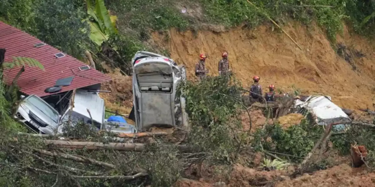 Alud de tierra en campamento de Malasia deja 24 muertos y varios desaparecidos