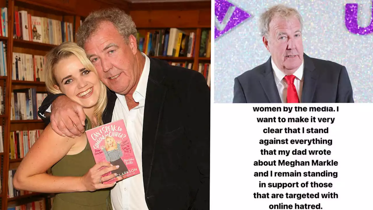 Jeremy Clarkson's daughter 'stands against everything' in father's Meghan Markle column as she slams...