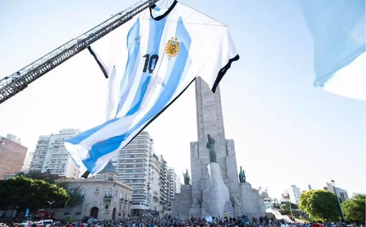 Rosario, cuna de Messi y Di María, preparan la fiesta por Argentina