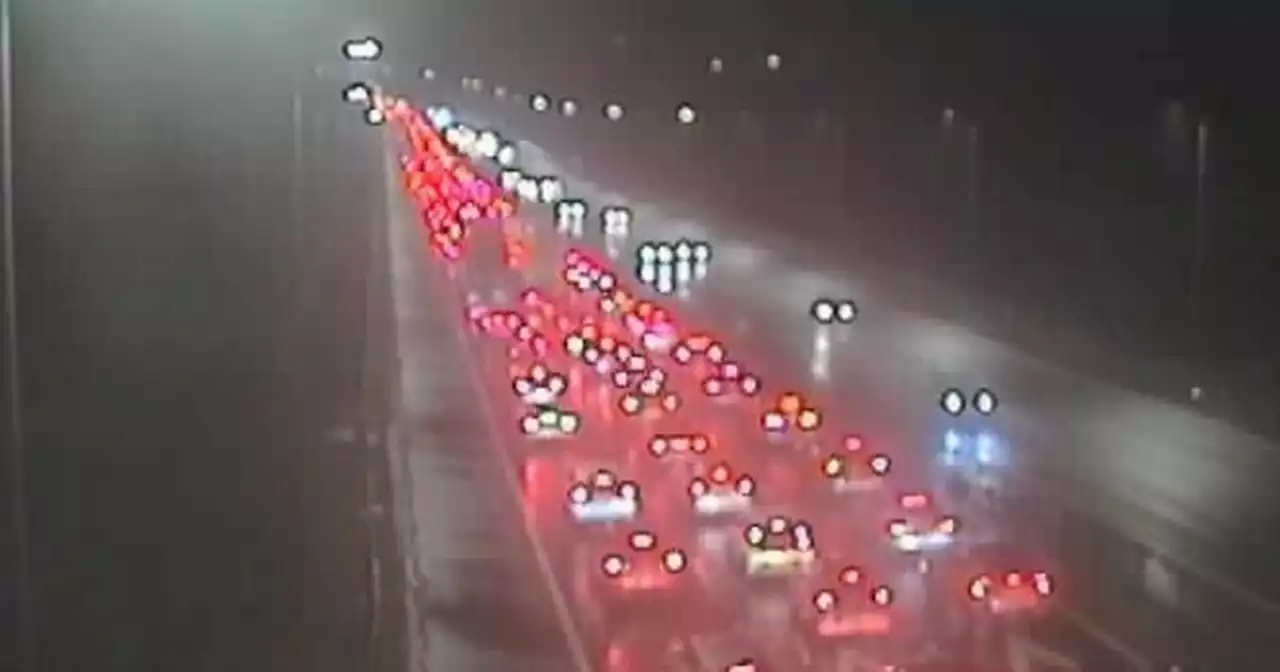 LIVE: All traffic stopped on stretch of M62 after crash - latest updates