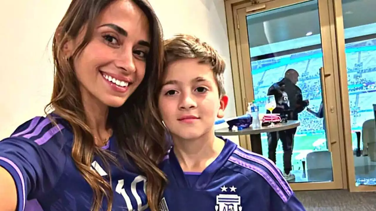 La tierna carta de Thiago Messi previa a la final de Argentina-Francia