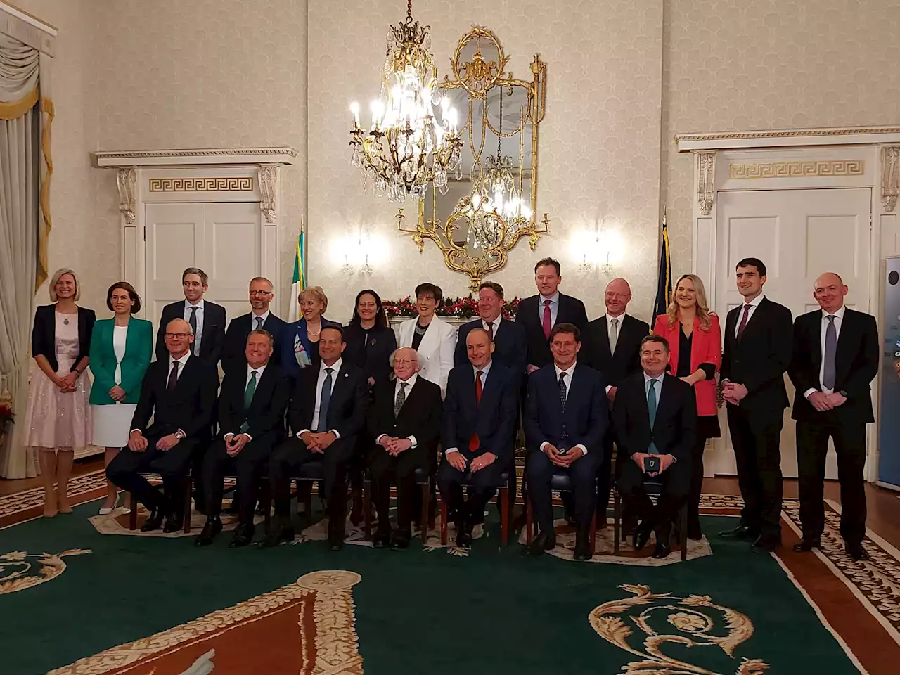 First meeting of new Cabinet gets underway at Áras an Uachtaráin