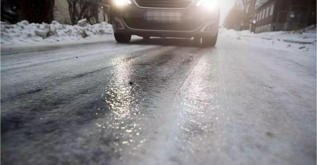 Varning för ishalka – luras inte av plusgraderna: ”Yttemperaturen är lägre”