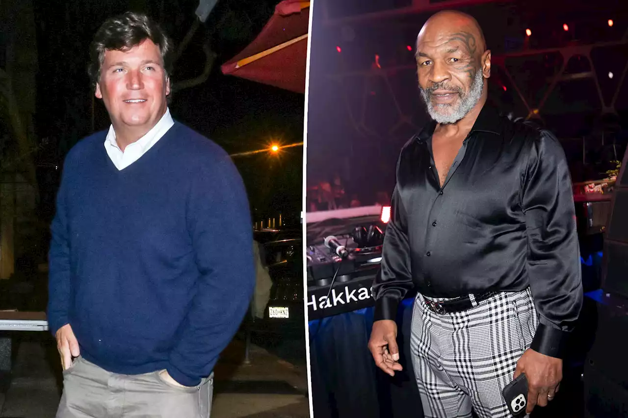 Tucker Carlson let Mike Tyson smoke a truckload of weed at his house