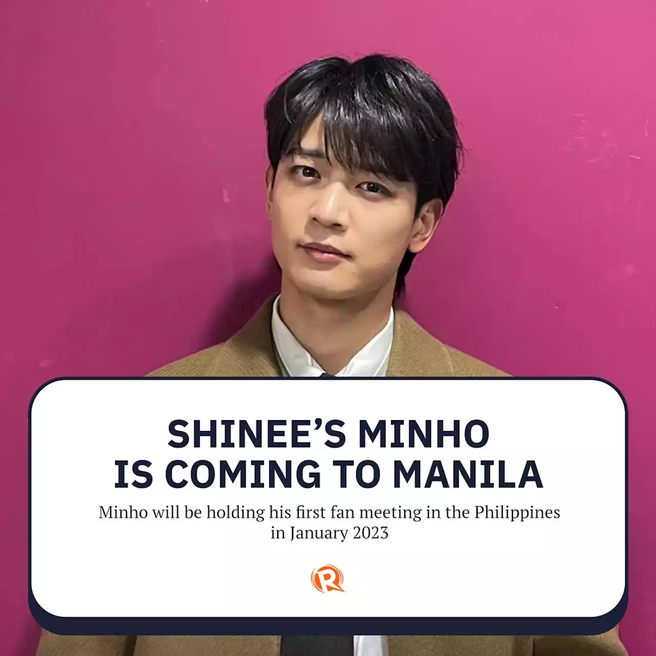 LOOK: SHINee’s Minho is coming to Manila