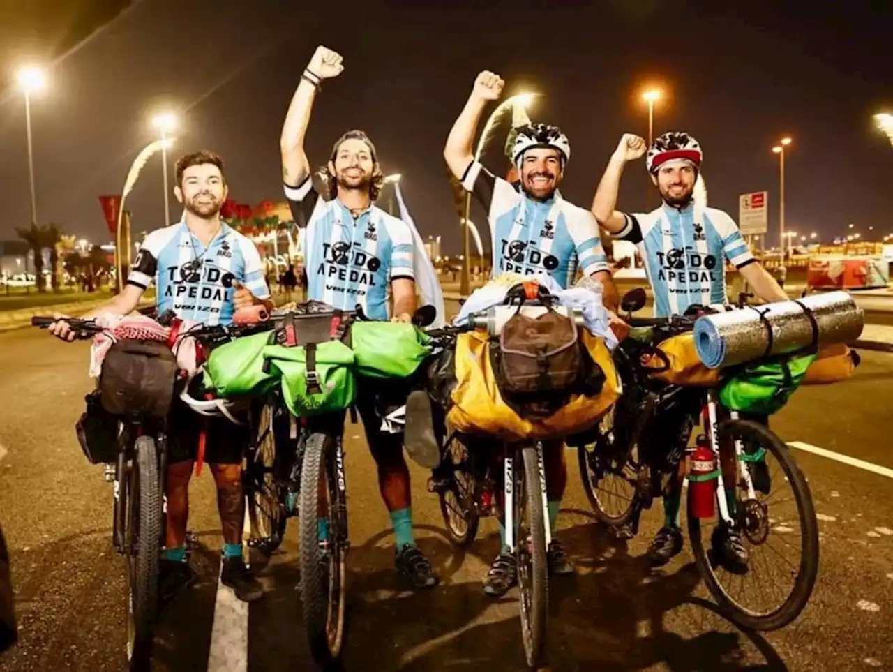 Argentina fans who cycled 10,000km to Qatar hunt for World Cup Final tickets