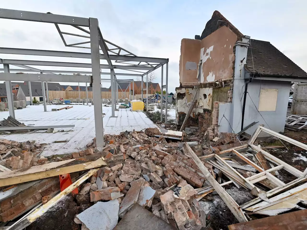 Historic Telford pub being completely torn down to make way for new Sainsbury's store