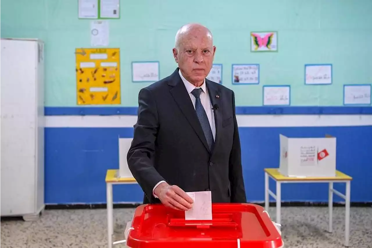 Tunisian election, dismissed by Saied critics as a charade, draws just 8.8% turnout