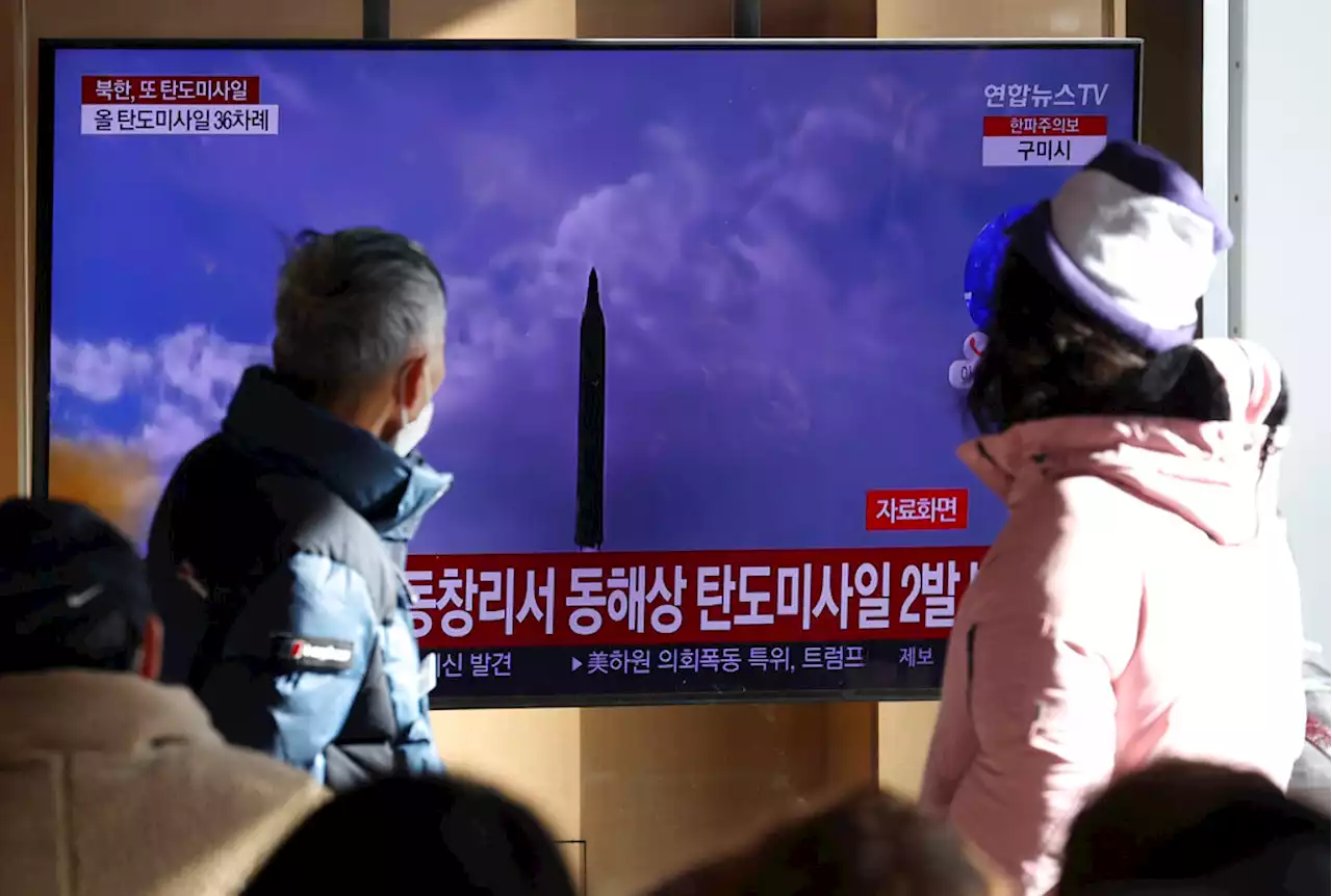 North Korea Fires 2 Ballistic Missiles