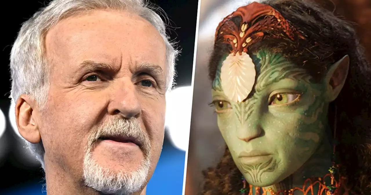 James Cameron opens up about 'tension' surrounding new 'Avatar' film.